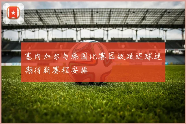 塞内加尔与韩国比赛因故延迟球迷期待新赛程安排